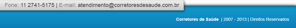 Corretores de Saude - Fone: 11 2741-5175